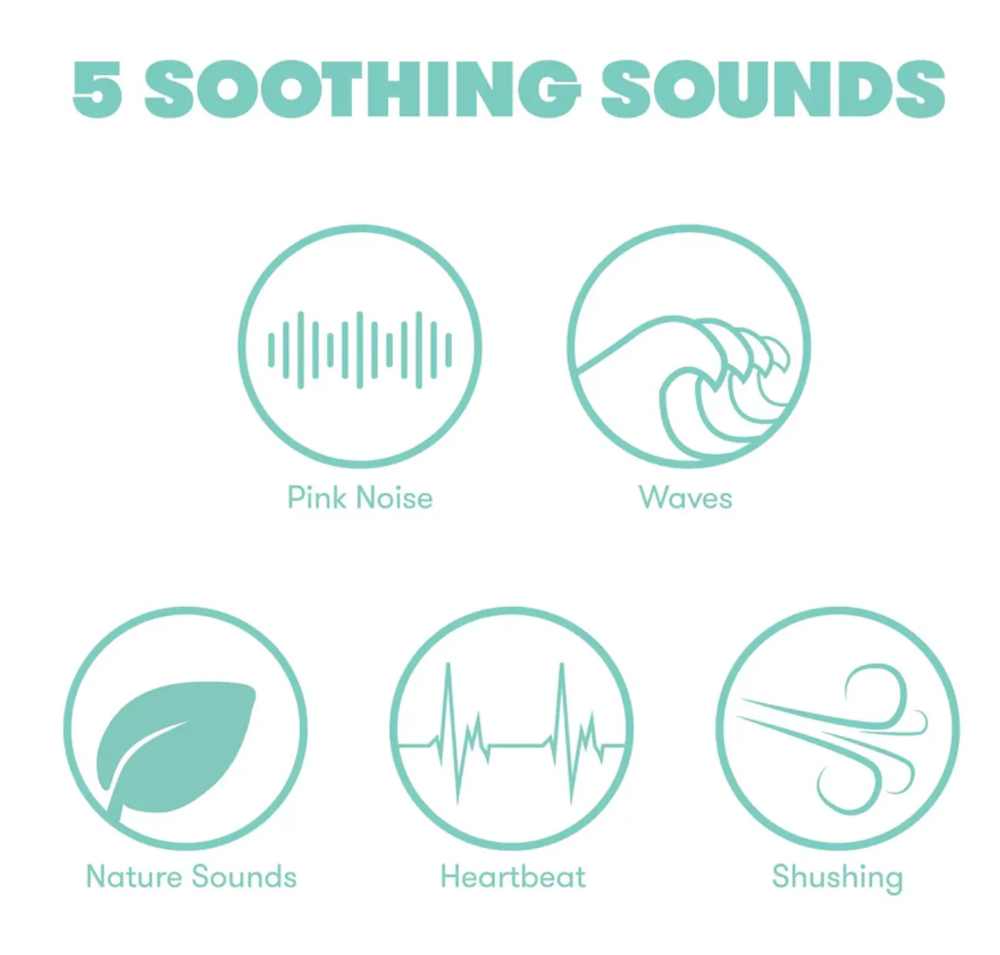 2-in-1 Portable Sound Machine & Nightlight