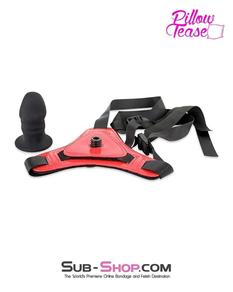 3479M      Little Red Devil Strap-on Harness with Detachable Penis - MEGA Deal