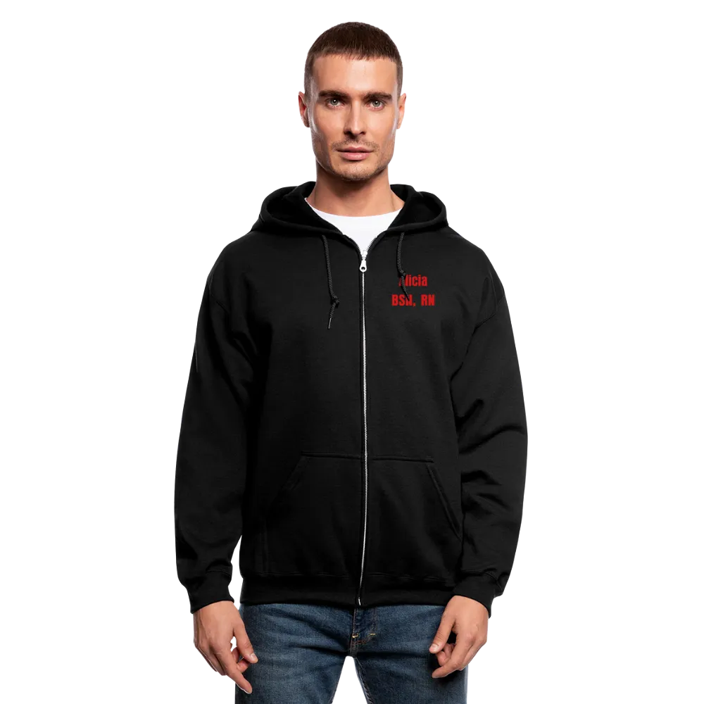 3499568332 Alicia BSN, RN Trauma RN Gildan Heavy Blend Adult Zip Hoodie