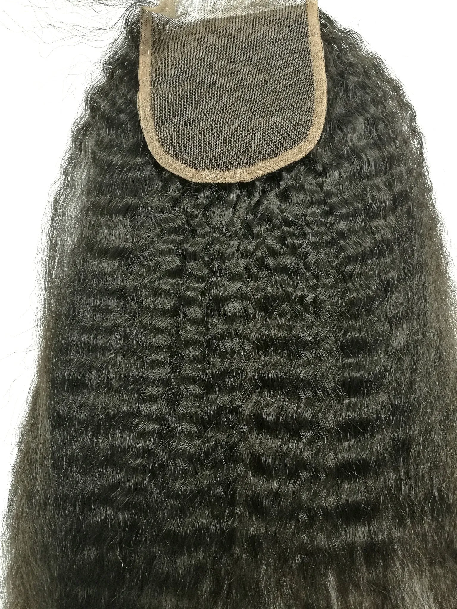 4"x4" Lace Closure- KINKY STRAIGHT