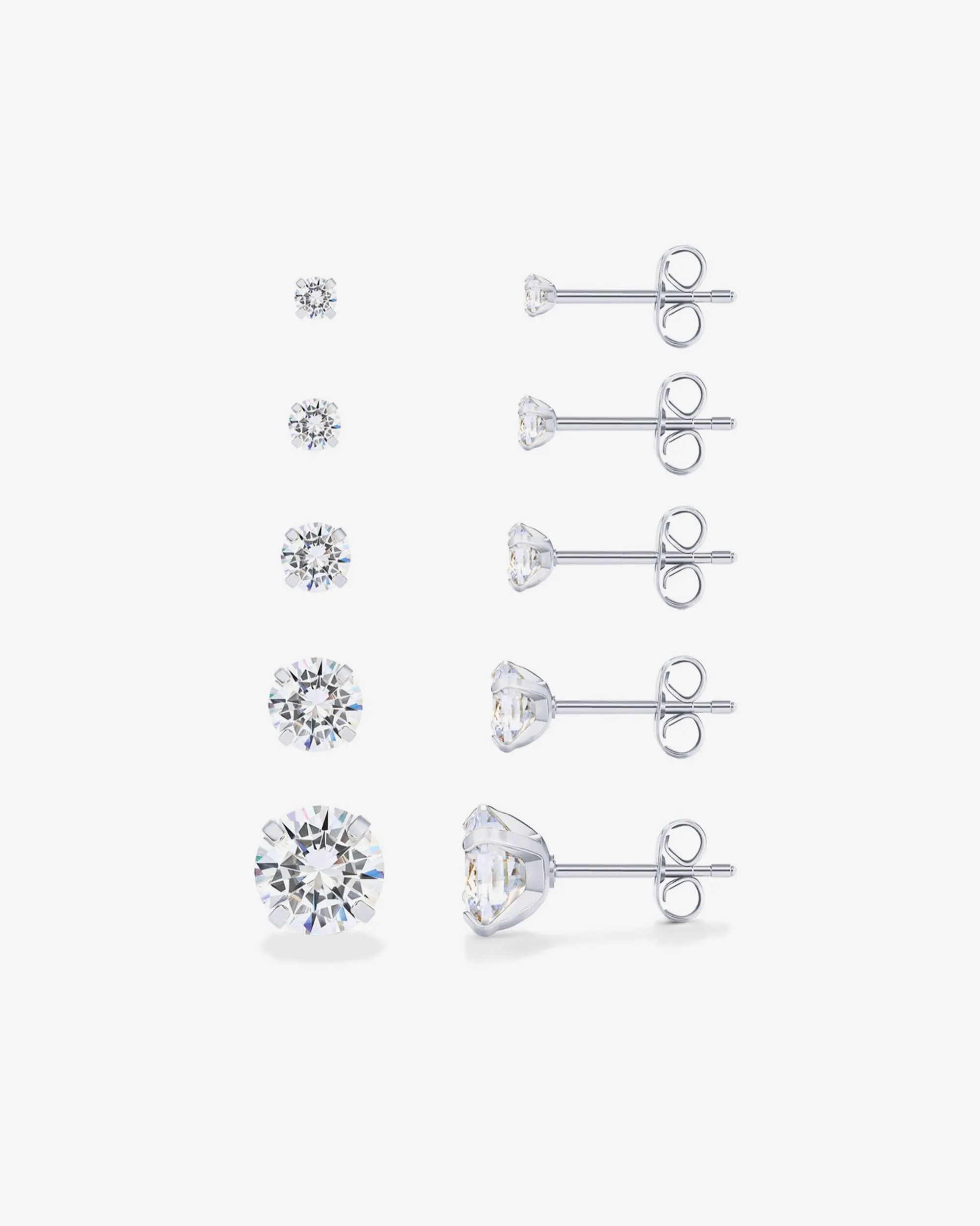 5 Pairs Stud Earring Pack