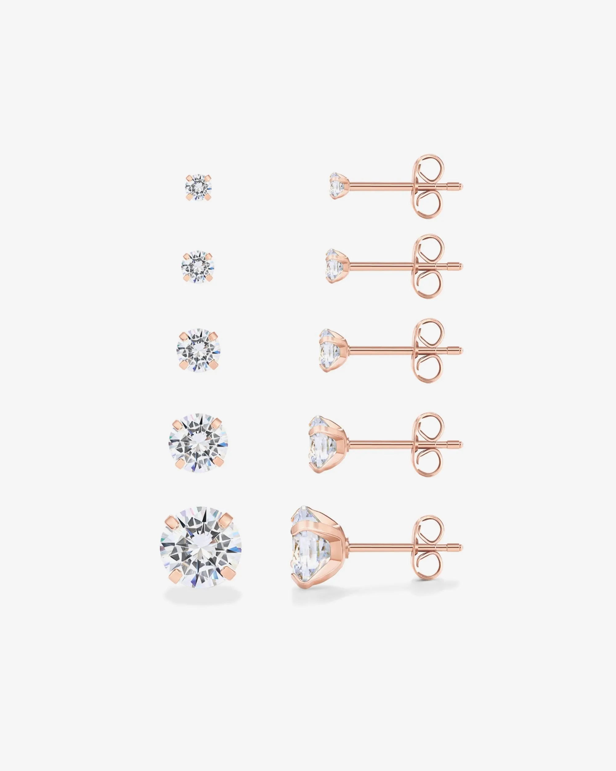 5 Pairs Stud Earring Pack