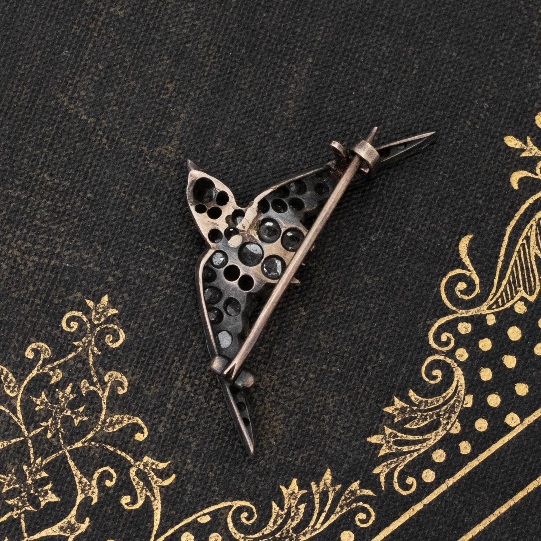 .56ctw Georgian Swallow Diamond Brooch