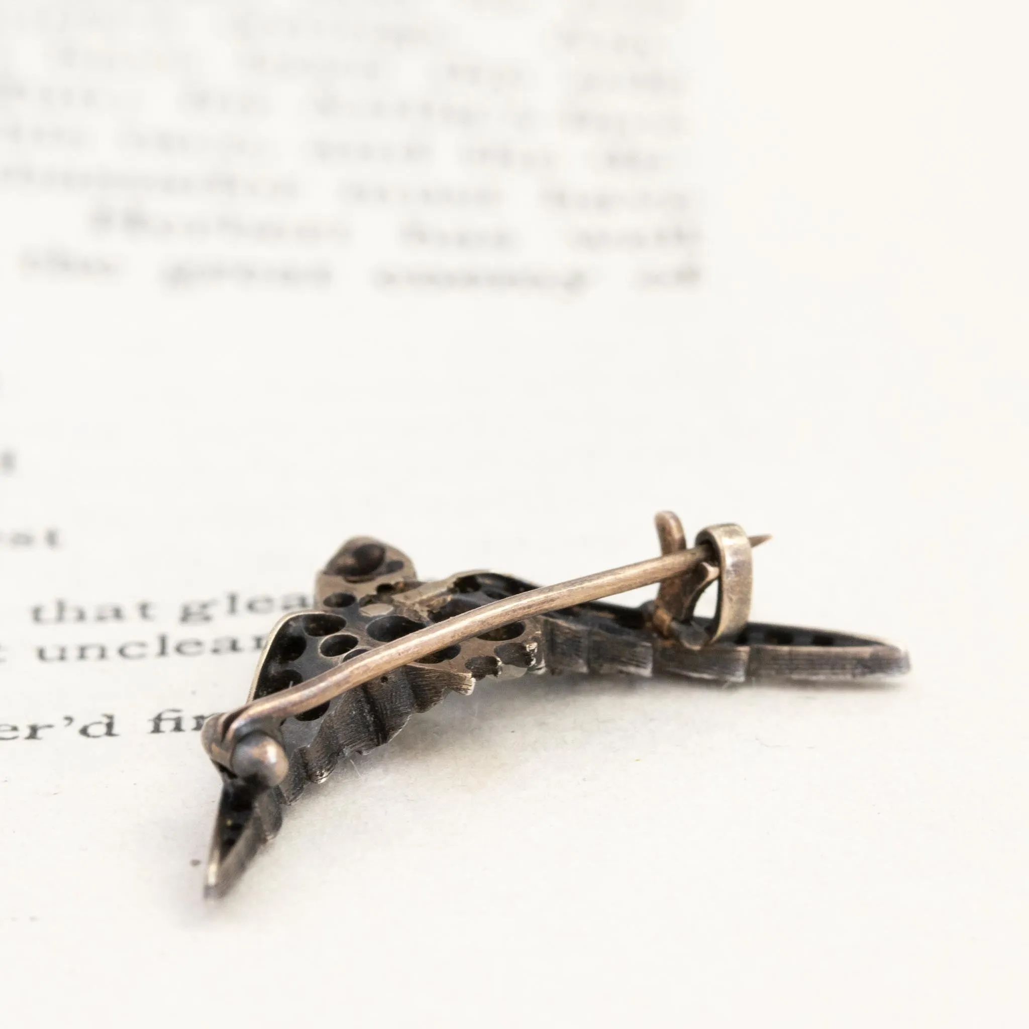 .56ctw Georgian Swallow Diamond Brooch