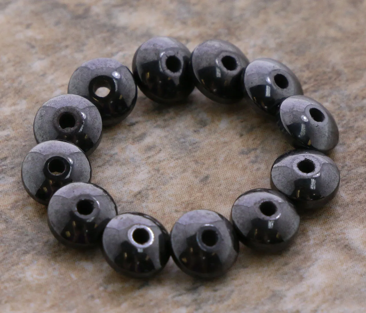5mm Disc Magnetic Hematite MH75