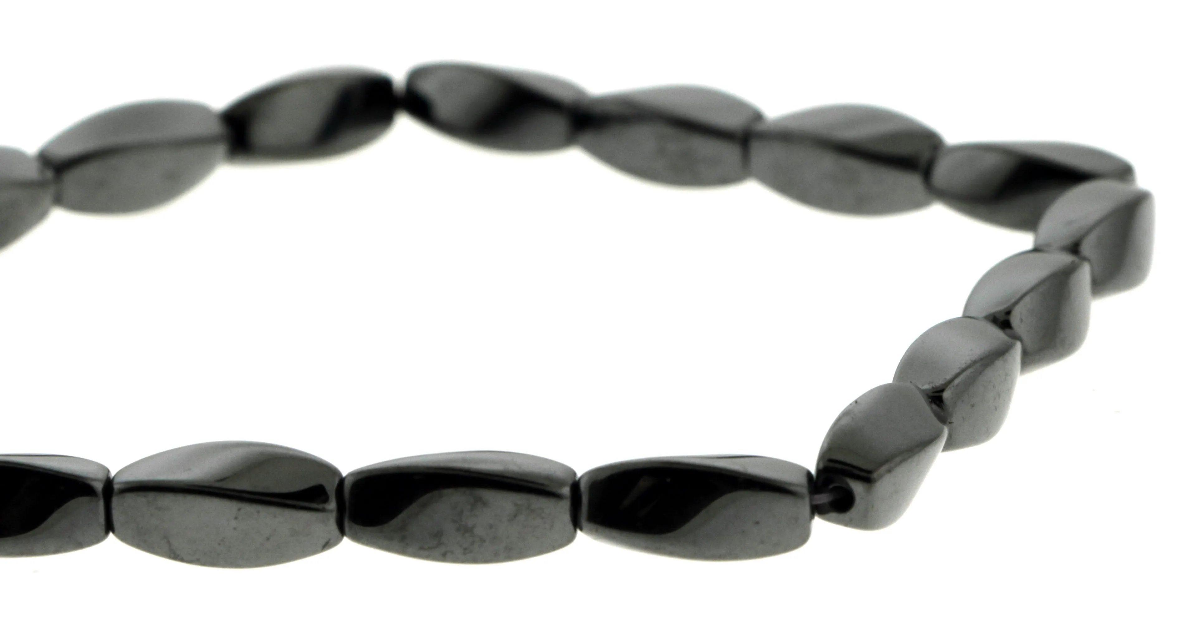 5X12mm Hp Magnetic Hematite Twist HPM13