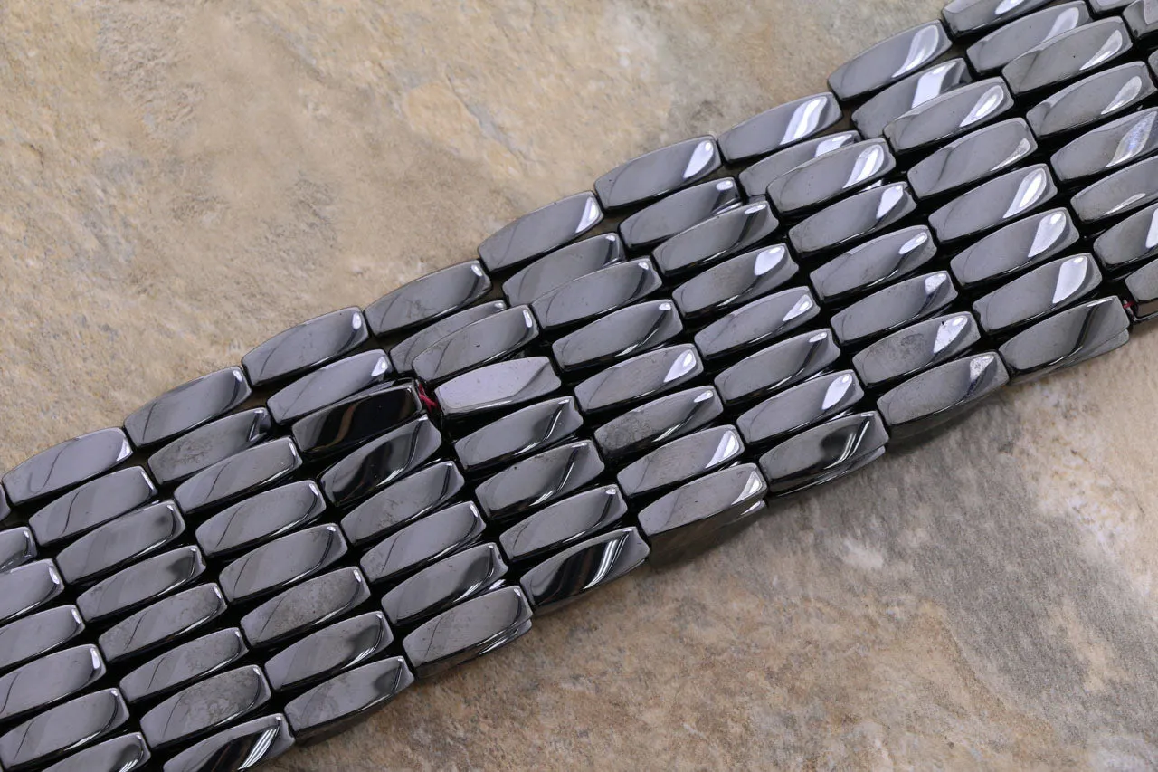 5X15mm Hp Magnetic Hematite Twist HPM19