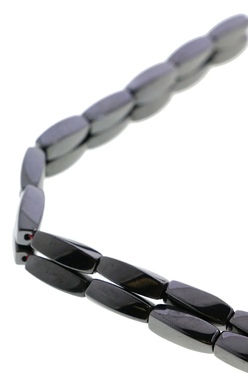 5X15mm Hp Magnetic Hematite Twist HPM19