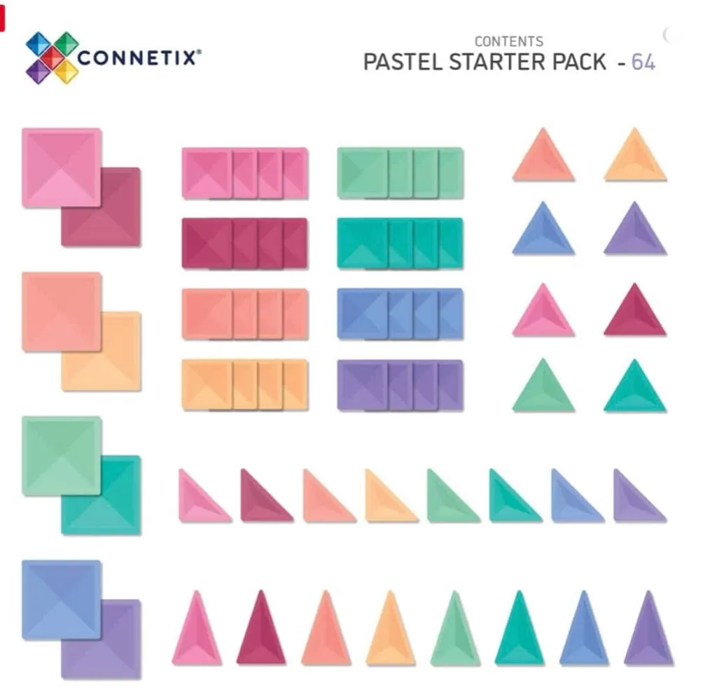 64 Piece Pastel Starter Pack