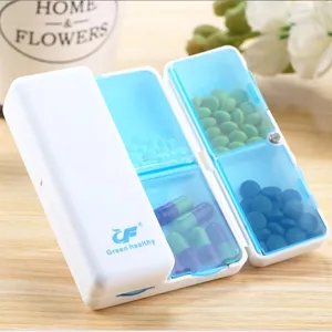 7-Slot Magnetic Foldable Travel Medicine Box