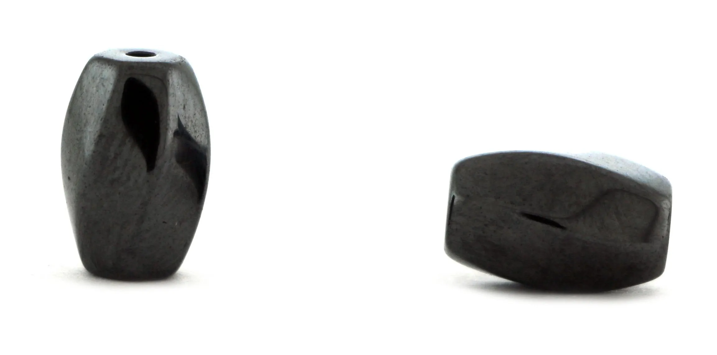 8X12mm Magnetic Hematite Hex Twist MH28