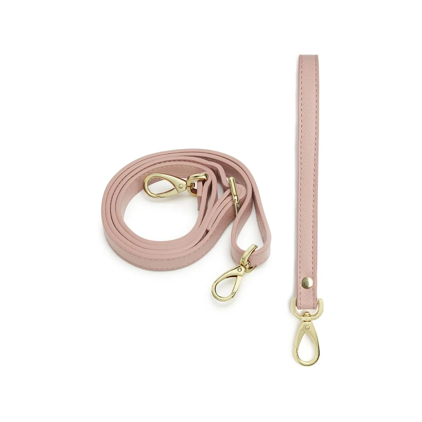 Alder Vegan Leather Clutch Crossbody Bag | Pink Nude