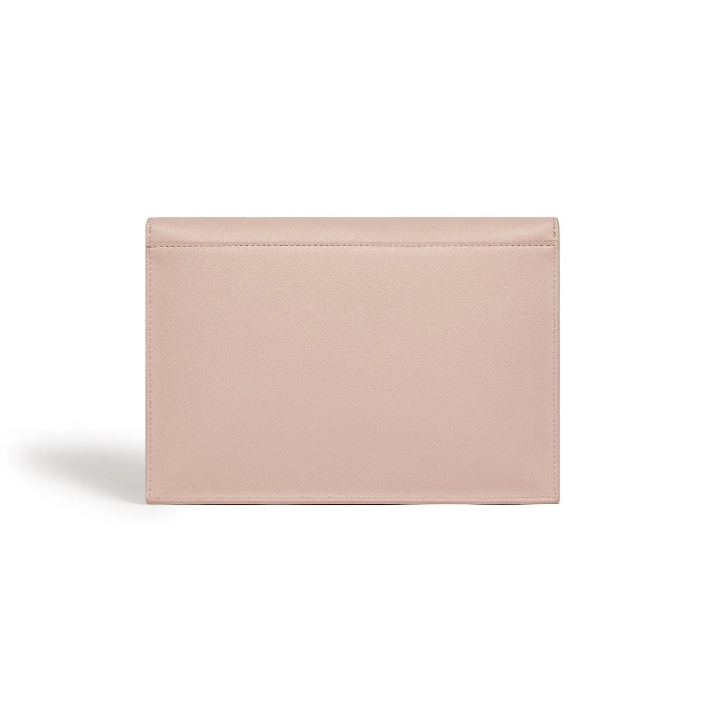 Alder Vegan Leather Clutch Crossbody Bag | Pink Nude