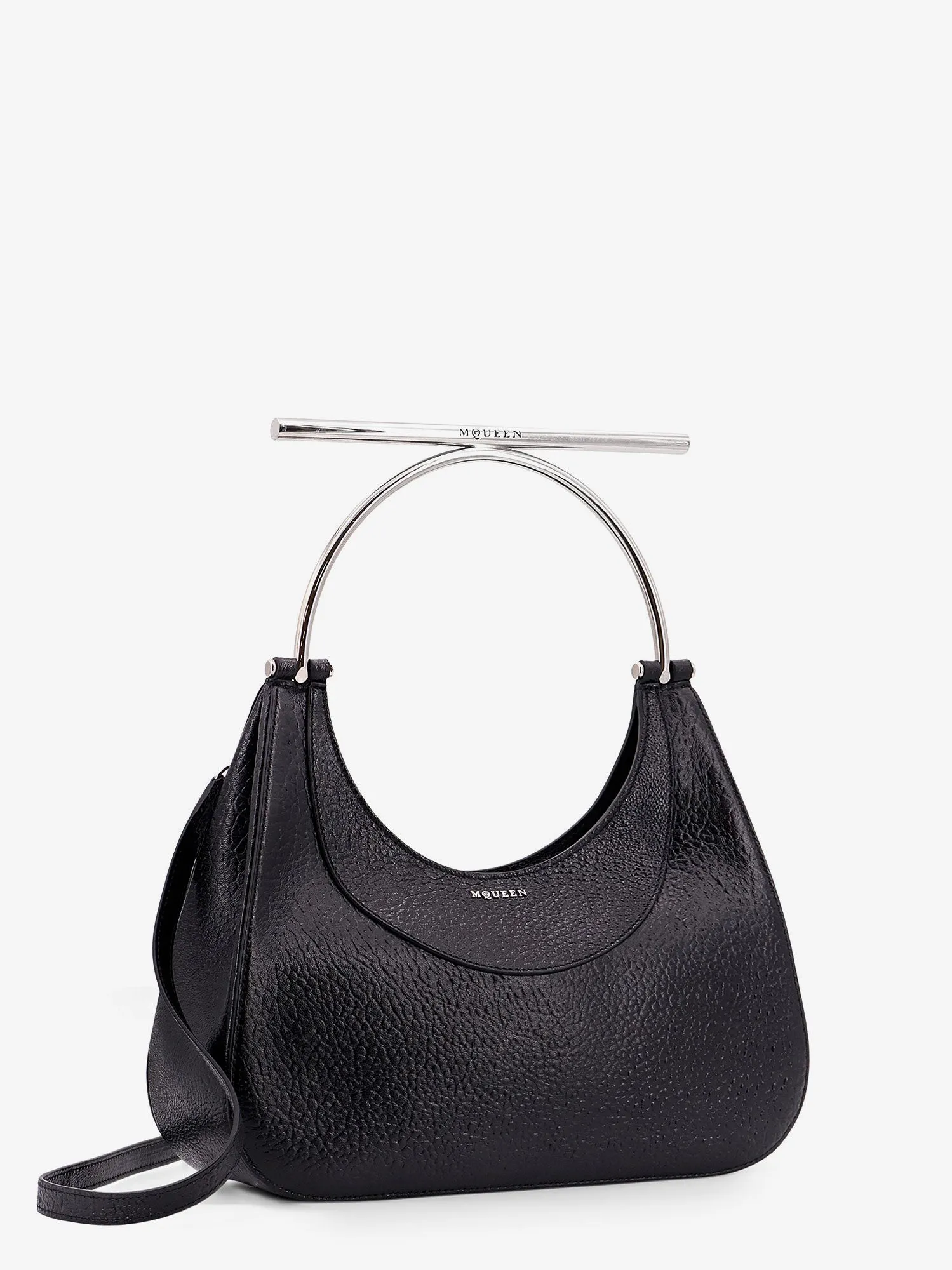 Alexander Mcqueen Leather Handbag With Frontal Logo
