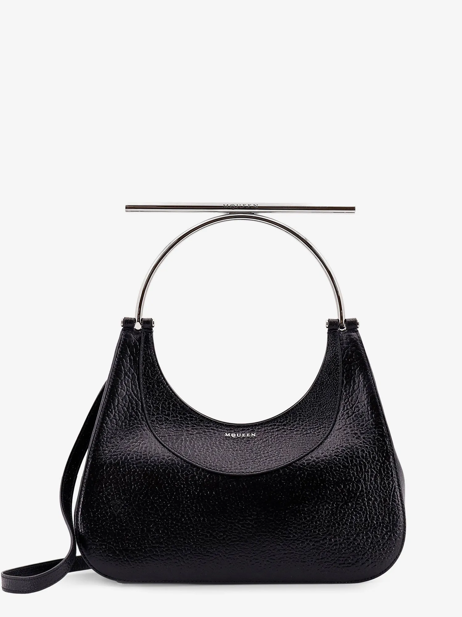 Alexander Mcqueen Leather Handbag With Frontal Logo