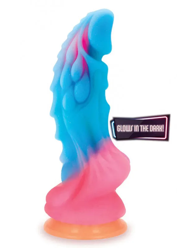 Alien Nation Dragon Silicone Glow in the Dark Creature  - Multicolor