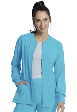 Allura CKA384 Zip Front Jacket Teal Blue