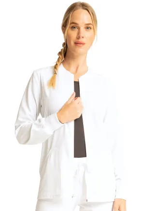 Allura CKA384 Zip Front Jacket White