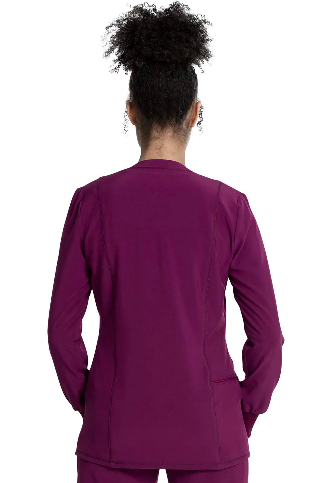 Allura CKA384 Zip Front Jacket Wine