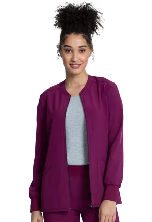 Allura CKA384 Zip Front Jacket Wine