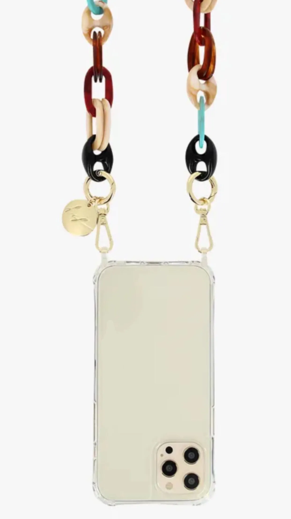 Amber Cell Phone Jewelry Chain (multicolored)