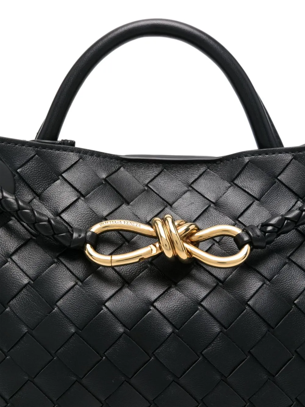 Andiamo small leather tote bag