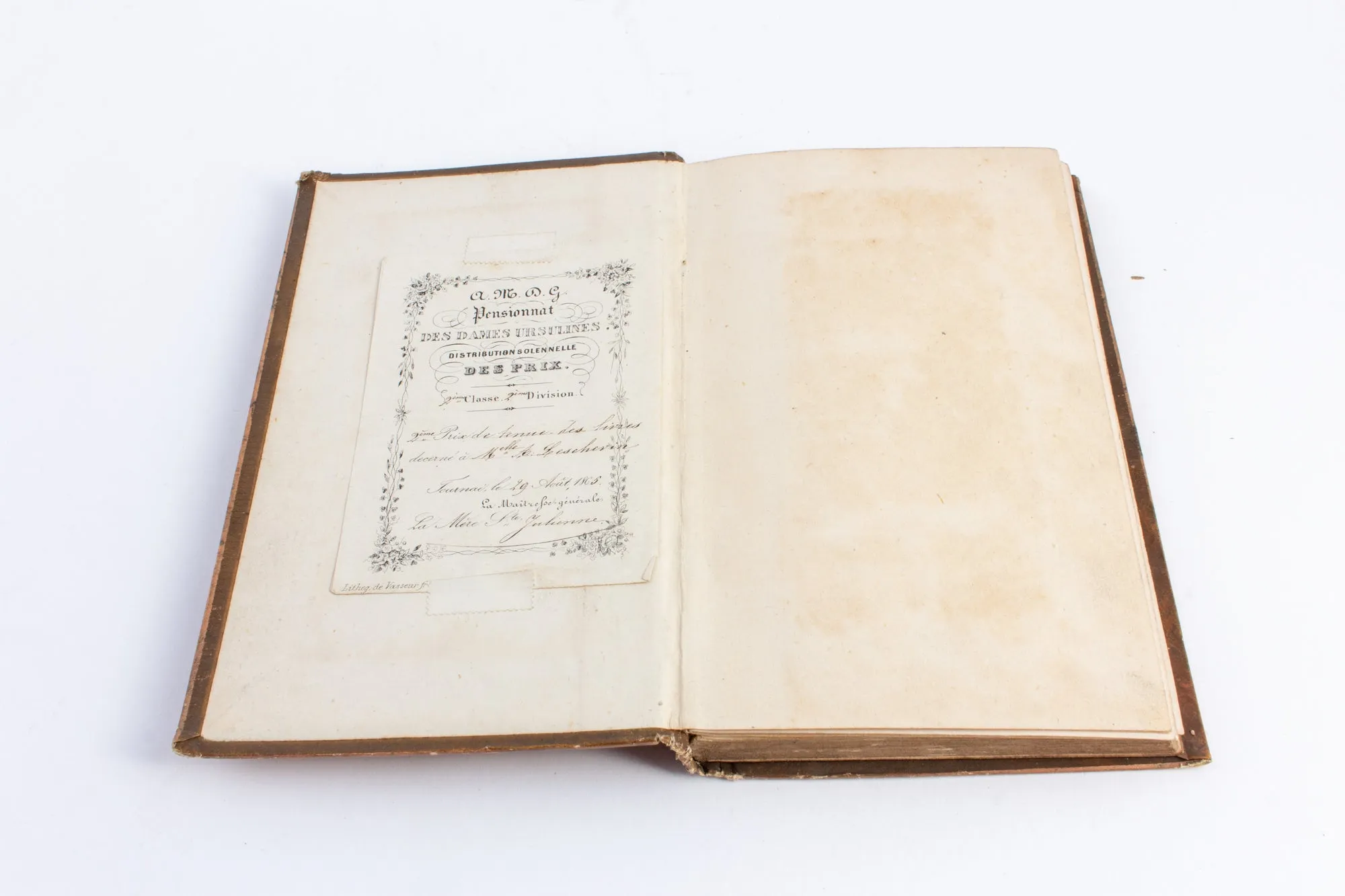 Antique French Second Edition of Mademoiselle D'Épernon ca. 1864
