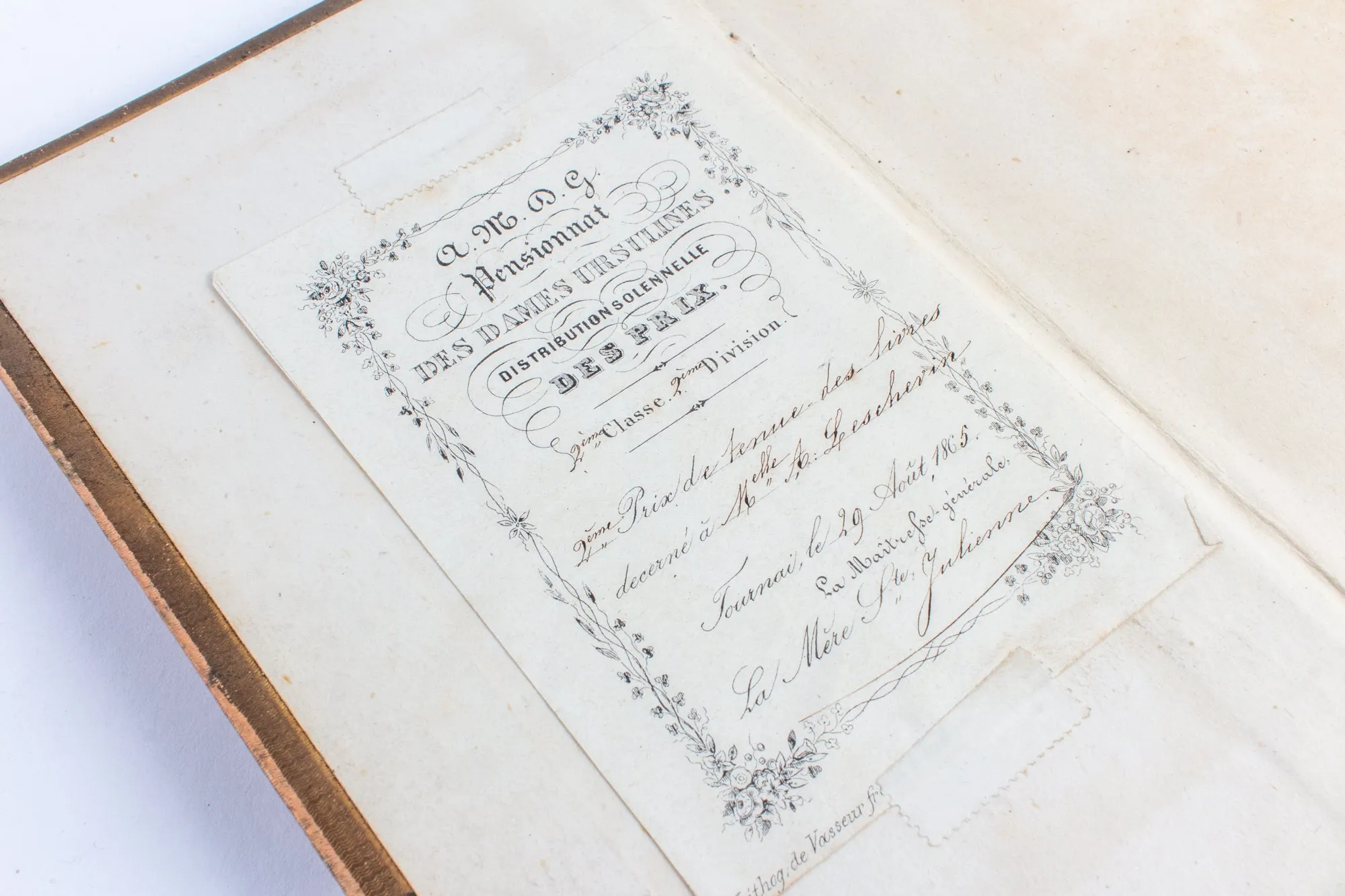 Antique French Second Edition of Mademoiselle D'Épernon ca. 1864