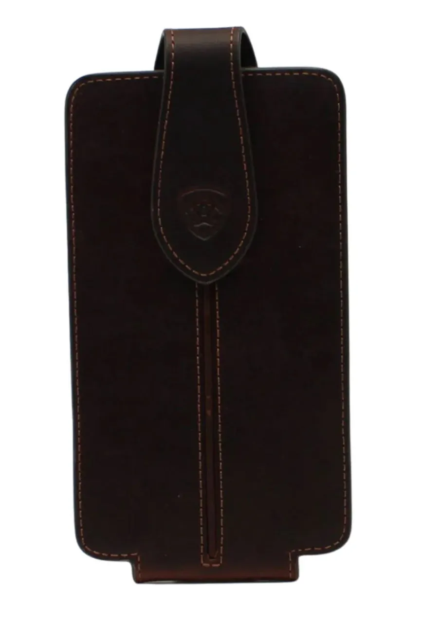 Ariat Large Center Bump Brown Cell Phone Case
