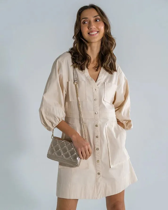ARLINGTON MILNE Sarah Crossbody - Gold