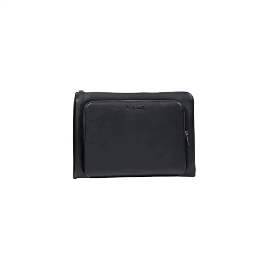 Armani Exchange Men Plain Black Polyester Wallet