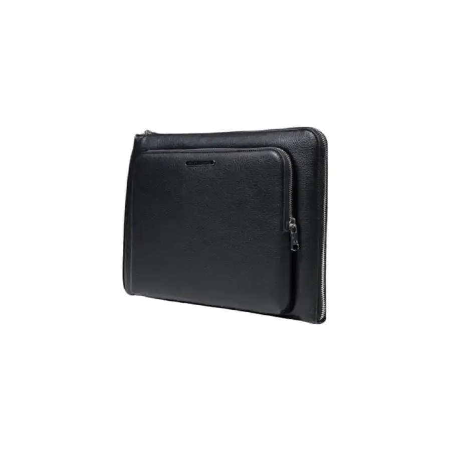 Armani Exchange Men Plain Black Polyester Wallet