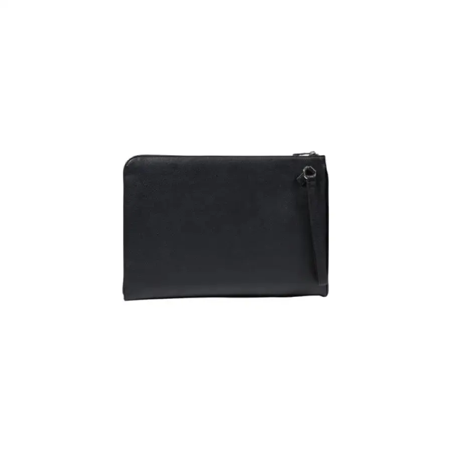 Armani Exchange Men Plain Black Polyester Wallet