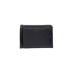 Armani Exchange Men Plain Black Polyester Wallet
