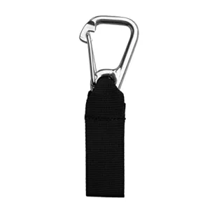 ATORSE Scuba Diving Lanyard Strap with Webbing Belt Water Sports Accessories Black
