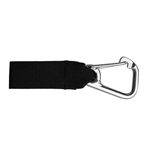 ATORSE Scuba Diving Lanyard Strap with Webbing Belt Water Sports Accessories Black