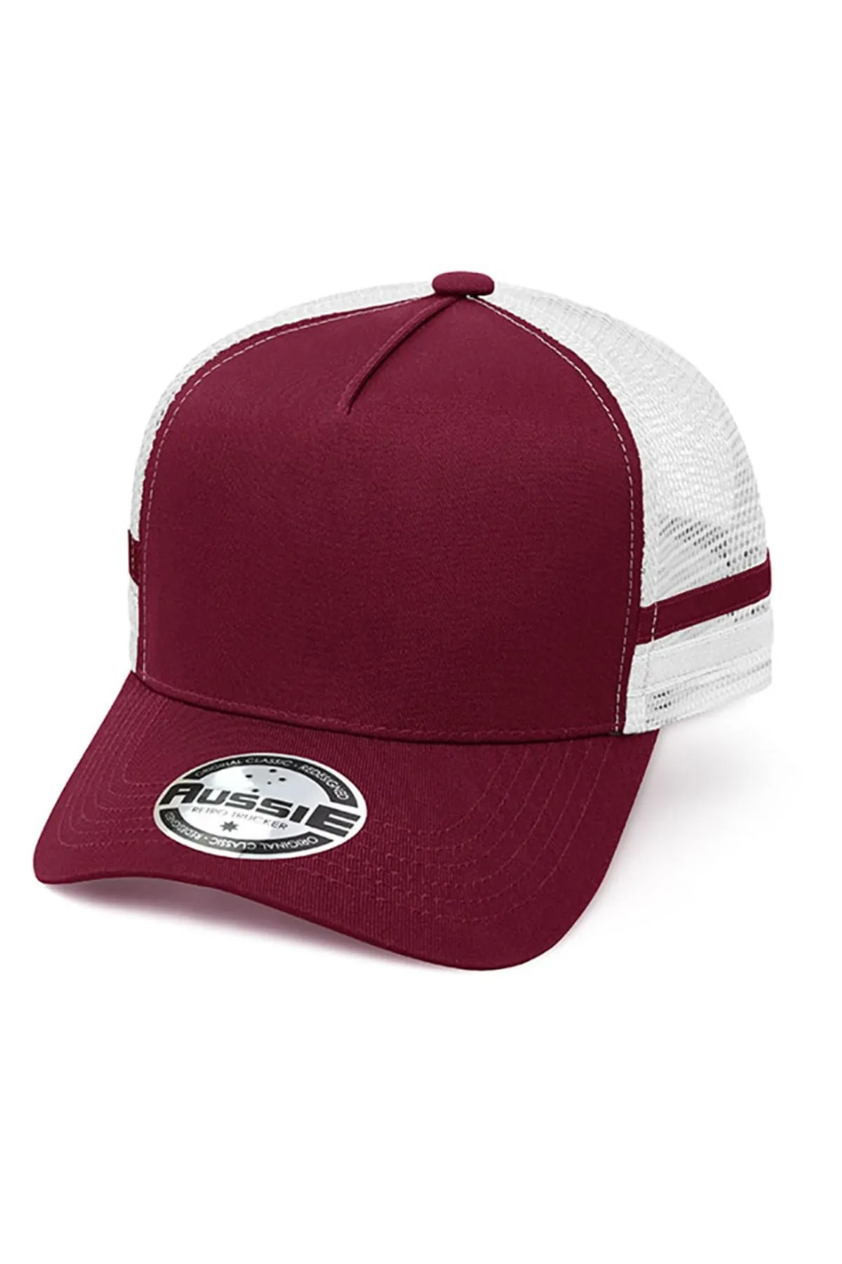Aussie A Frame Striped Trucker Cap