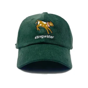 Baby Cow Corduroy Hat Green