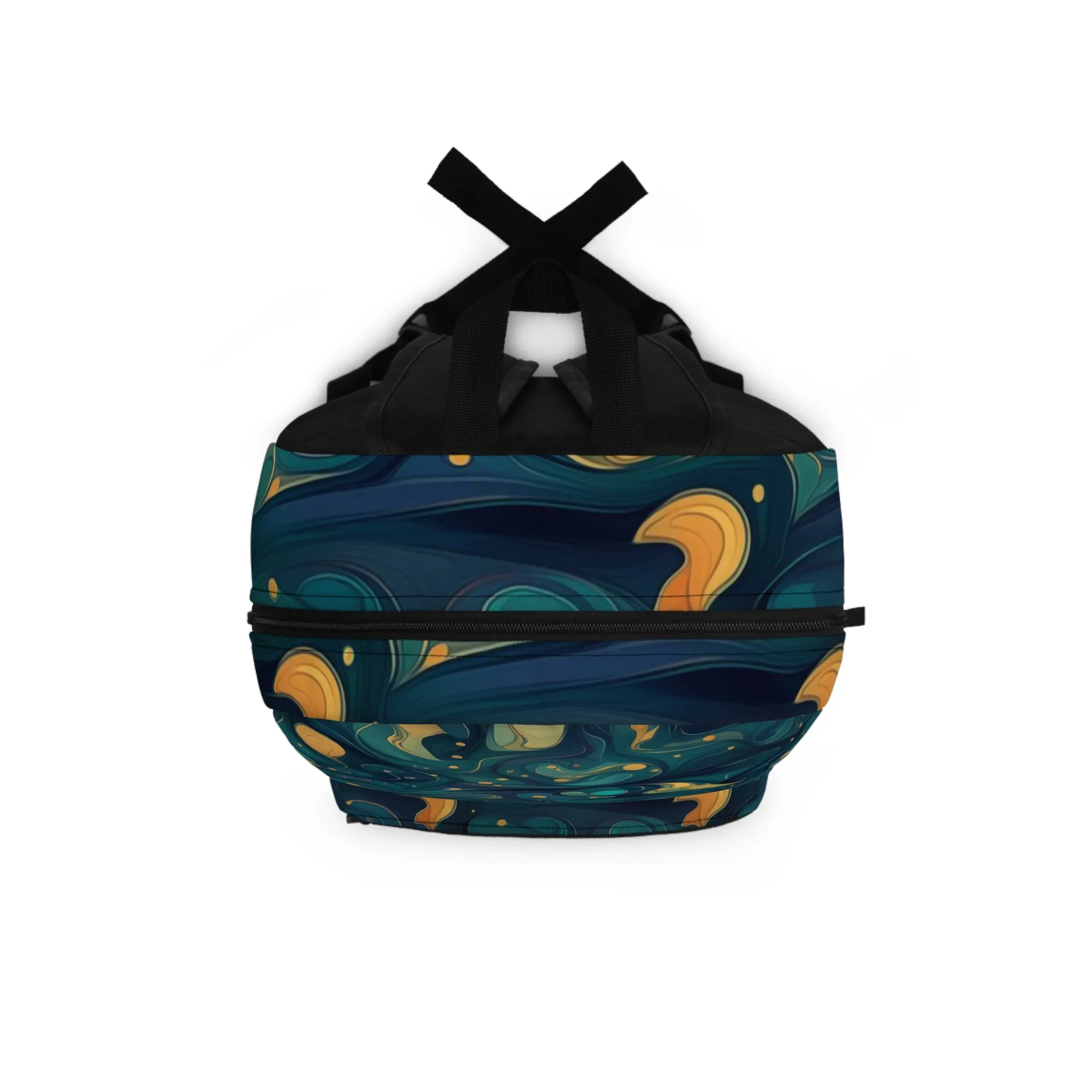 Backpack - The name would be: Kenric Trikonasana 70s Sci Fi Nebula