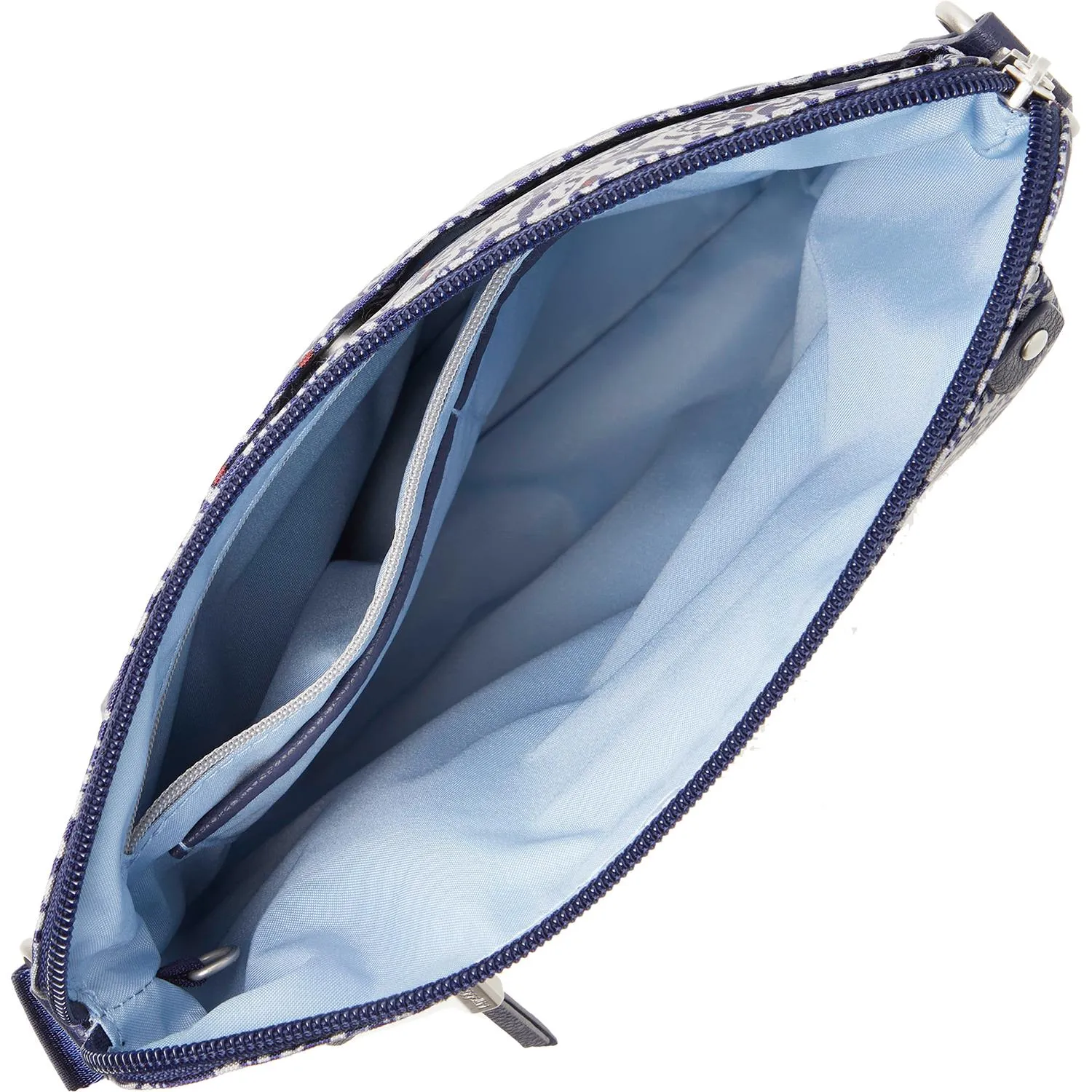 Baggallini Go Bagg With RFID Phone Wristlet Modern Damask Nylon