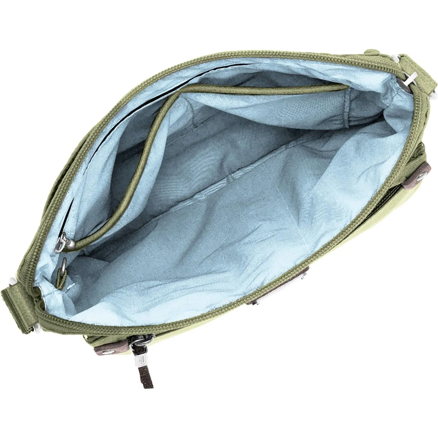 Baggallini Go Bagg With RFID Phone Wristlet Olive Nylon