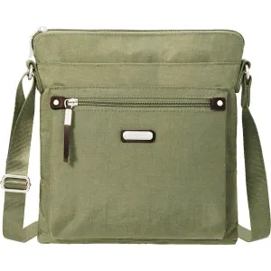 Baggallini Go Bagg With RFID Phone Wristlet Olive Nylon