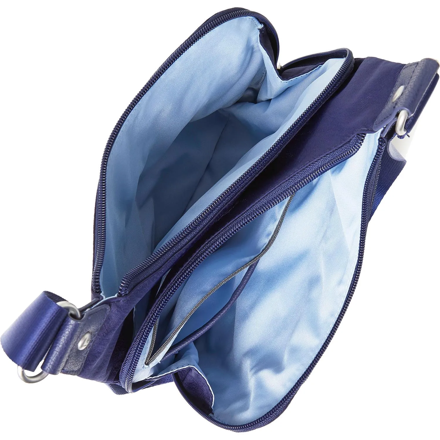 Baggallini RFID Cross City Bagg Navy Nylon