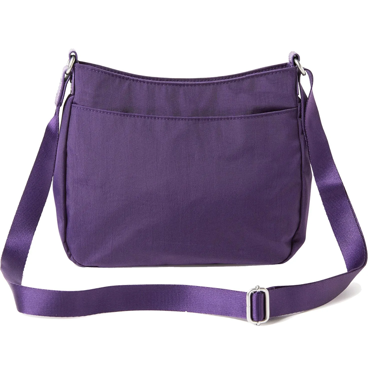 Baggallini Uptown Bagg with RFID Phone Wristlet Grape Jelly Nylon