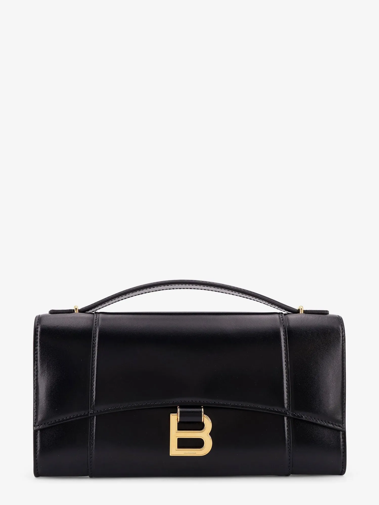 Balenciaga Horglss Poch Leather Handbag