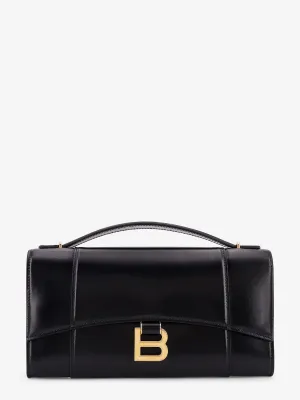 Balenciaga Horglss Poch Leather Handbag
