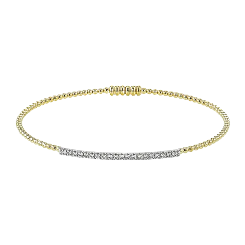 Bangle in 18k Gold with Diamonds