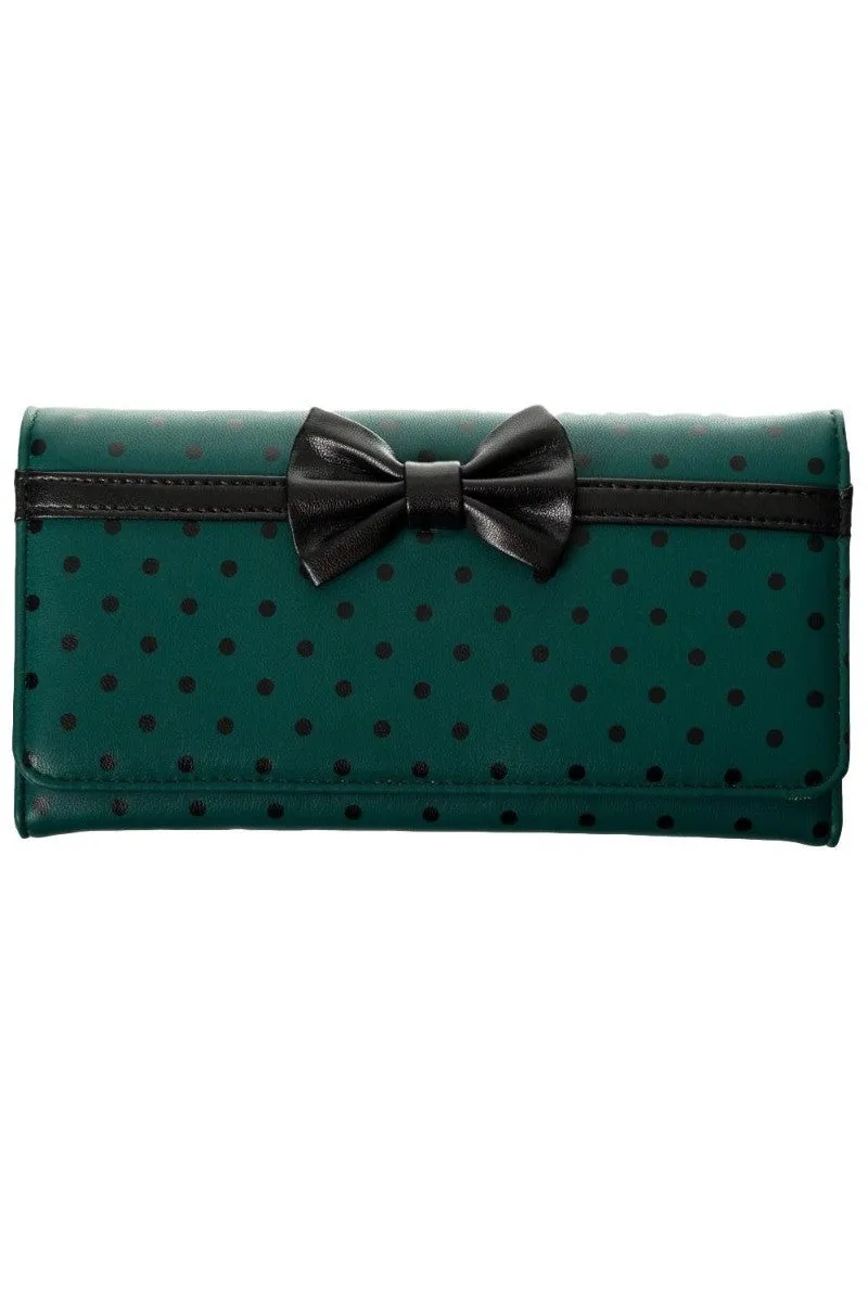 Banned Carla 50's Vintage Style Polka Dot Wallet