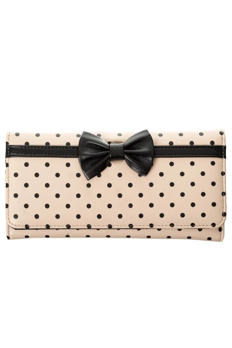 Banned Carla 50's Vintage Style Polka Dot Wallet