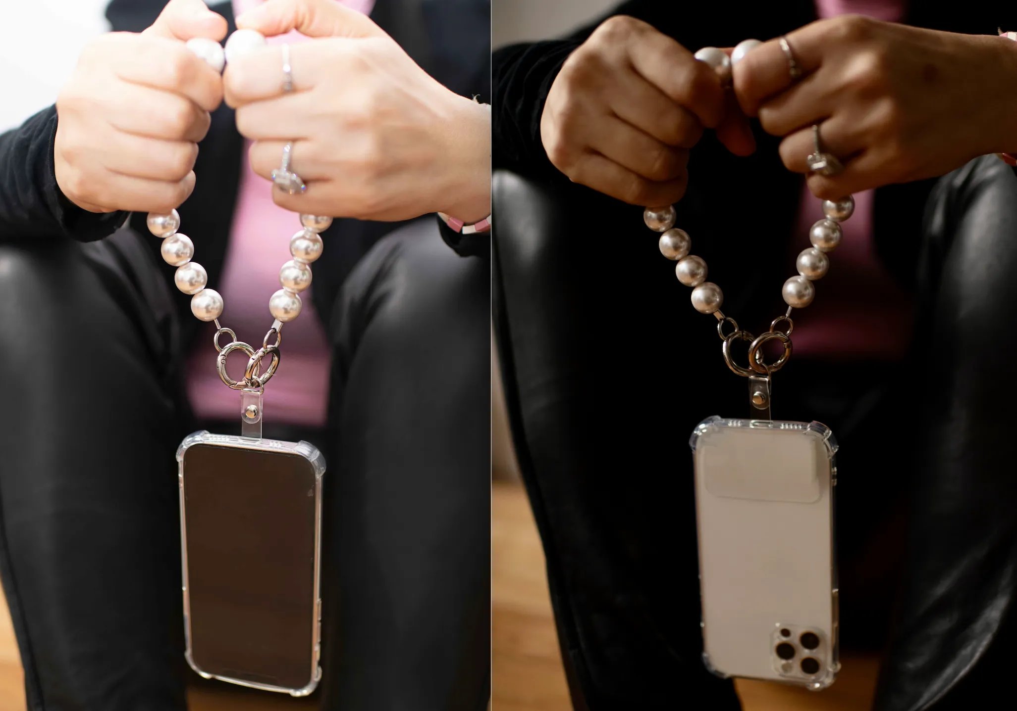 Belle Pearl Chain   iPhone Case